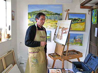 Stage de peinture au couteau à St Raphaël