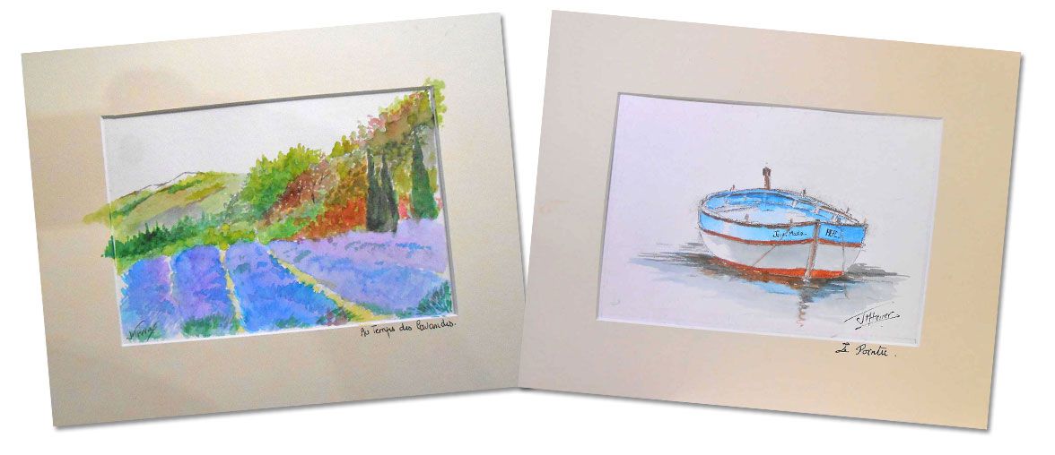 Jean Marie Ferrer artiste peintre dessins aquarellés