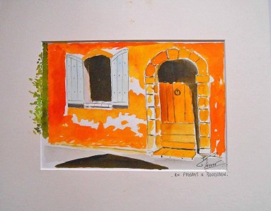 Jean-Marie Ferrer artiste peintre Provence EN PASSANT À ROUSSILLON