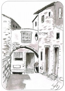 Artiste peintre de Provence, vente de tableaux. CAMAÎEU DE FLEURS