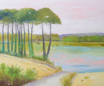 Jean Marie Ferrer artiste peintre de Provence, vente en ligne de tableaux à l'huile au couteau sur toile au couleurs de la Provence. Dans les Landes.